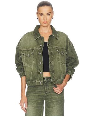 Ksubi Chaqueta Relaxed Trucker En Color Verde Talla (También En Xs/S)