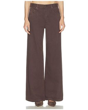 Pistola Jadyn Low Slung Palazzo Jeans - Brown