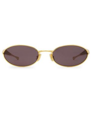 Bottega Veneta Sardine Sunglasses - Metallic