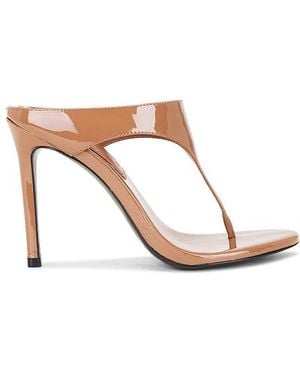 Black Suede Studio Laurel 100 Mule - White