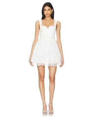 Alice + Olivia Hope Mini Dress - White