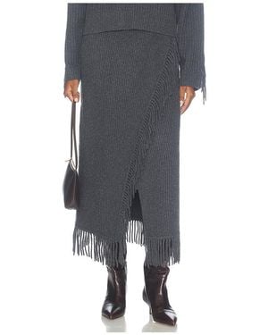 Jonathan Simkhai Casey Midi Skirt - Grey
