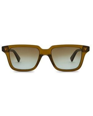 Bottega Veneta Rectangular Sunglasses - Brown