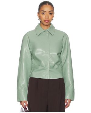 Nanushka Hildie Blouse - Green