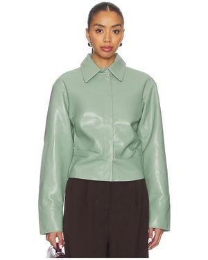 Nanushka Hildie Blouse - Green