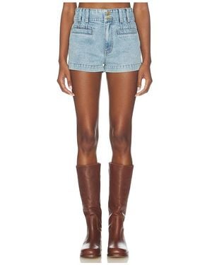 Show Me Your Mumu Pacifica Shorts En Color Azul Talla (También En 25, 26, 27, 28)