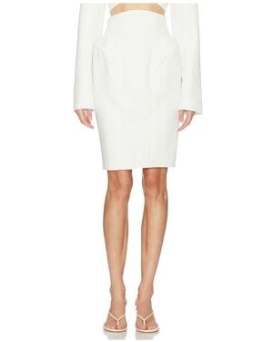 Camila Coelho Selma Midi Skirt - White