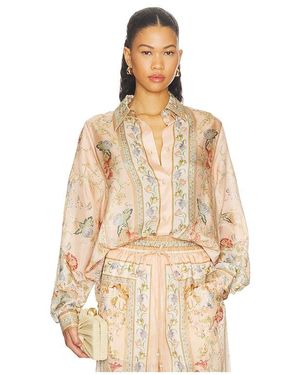 Zimmermann Roselight Relaxed Shirt - Natural