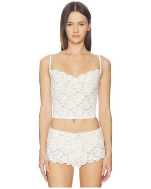 For Love & Lemons Cloud Lace Cami - White