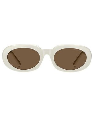Marc Jacobs Oval Sunglasses - White