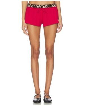 Frankie's Bikinis Noah Thermal Short - Pink