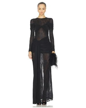 PATBO Laila Lace Gown - Black