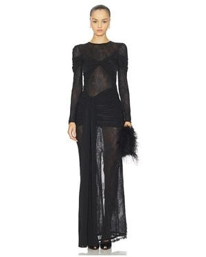 PATBO Laila Lace Gown - Black