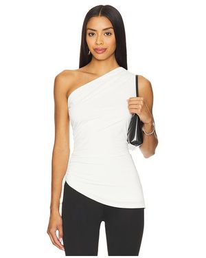superdown Myna Asymmetrical Top - White