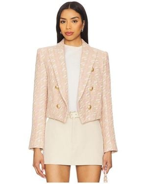 L'Agence Lila ボクシーブレザー - ナチュラル