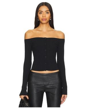 superdown Calypso Top - Black