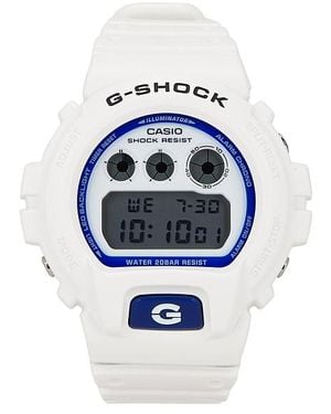 G-Shock Dw6900 Hidden Glow Series Watch - Blue