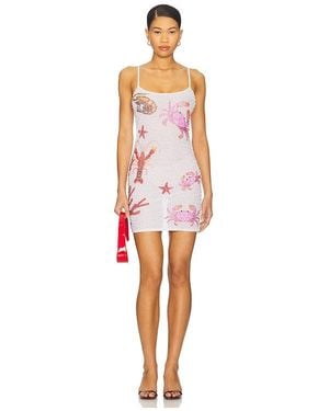 Leslie Amon Seafood Tank Dress - White