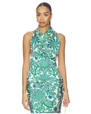 MISA Los Angles Fern Top - Blue