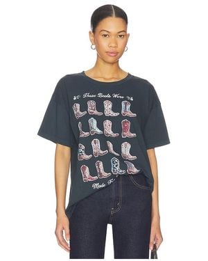 Daydreamer Boots For Walking Merch Tee - Blue