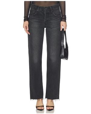 Moussy Glencoe Straight Low Jeans - Black
