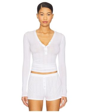 Negative Underwear Whipped Henley - White