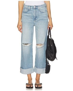 Rag & Bone Logan Mid Rise Wide Leg - Blue