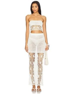 MORE TO COME Harper Skirt Set - White
