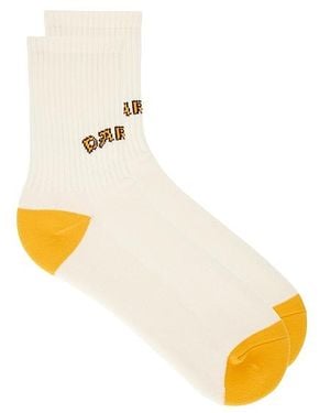 Darling Chaussettes Varsity En - Blanc