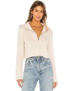Tularosa Lovelle Zip Up Jumper - Natural