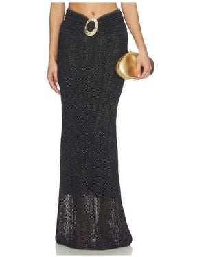 CAPITTANA JUPE MIDI LULI en Black - Noir