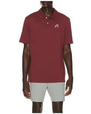 Malbon Polohemd Fairway - Rot