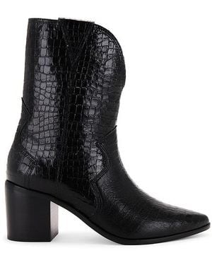 Kaanas Vera Cowboy Bootie - Black