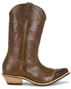 Our Legacy Floral Consultant Boot - Brown