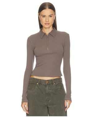 Agolde CHEMISE AMICA en Mauve - Marron