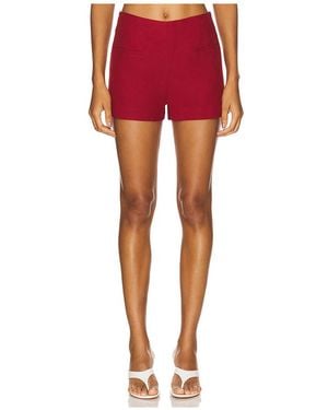 Faithfull the Brand Florine Mini Shorts - レッド