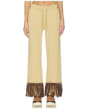 Goldbergh Reign Wide Leg Track Pant - Natural