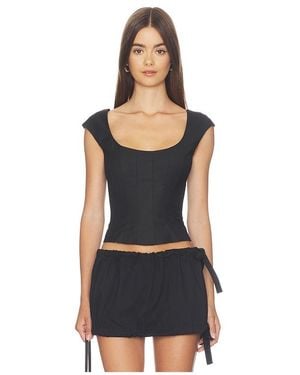 GUIZIO Leila Top - Black