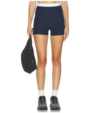 Beyond Yoga Space Dye Layered Short - Blue
