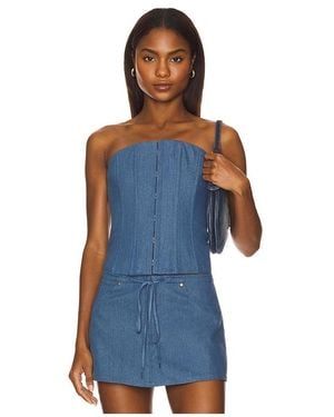 Lovers + Friends Bridgit Top - Blue