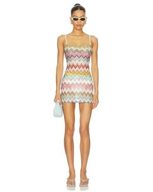 Missoni Spaghetti Strap Mini Dress - Multicolor