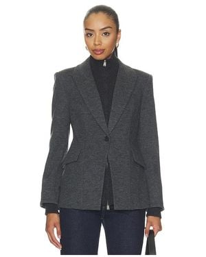 Jonathan Simkhai Auden Knit Combo Blazer - Black