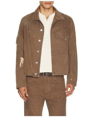 Hudson Jeans Flap Shirt - Brown