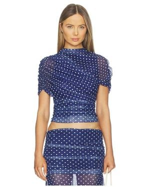 Amanda Uprichard Evianna Top - Blue