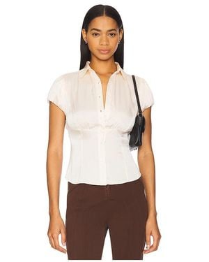 GUIZIO Bluse Liana - Weiß
