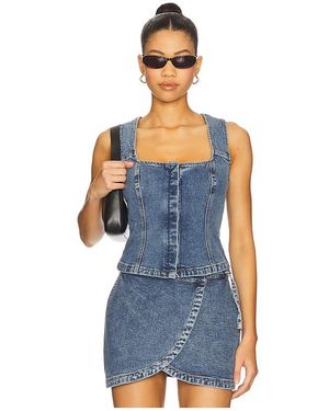 SOVERE Dawn Denim Bodice Top - Blue