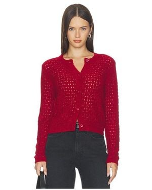 FRAME The Chenille Cardi - Red