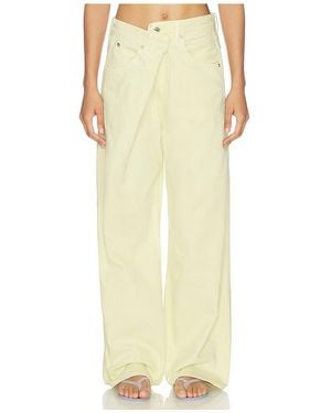 Agolde Pierna Ancha Vana En Color Amarillo Talla (También En 25, 26, 27, 28, 29, 30, 31, 32, 33, 34) - Blanco