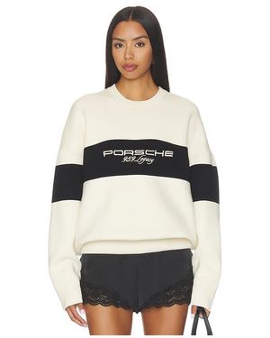 Porsche Design X Revolve Calvin Knit Crewneck - White
