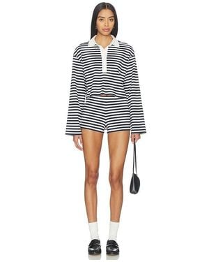 ALL THE WAYS Set Mit Shorts Palmer - Blau